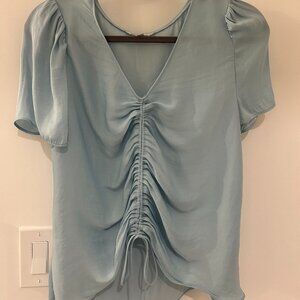 Naked Zebra Light Blue Blouse